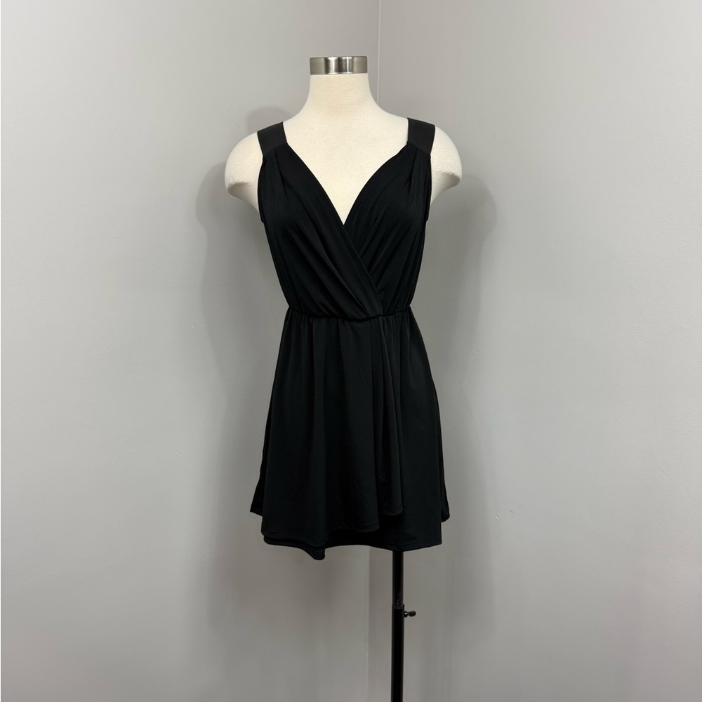 BCBGeneration Black V Neck Dress